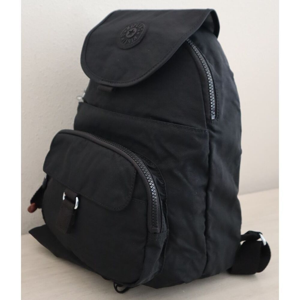 Kipling KI9450-ODH Women's O/S Black Tonal Queenie Backpack - Picture 4 of 9